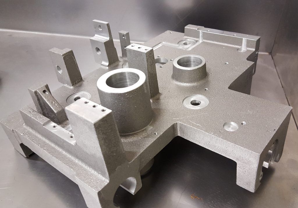Precision engineering of machined components.